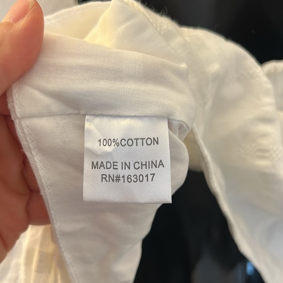 Princess Polly Riley Long Balloon Sleeve Tie Front Crop Top - Picture 9 of 11